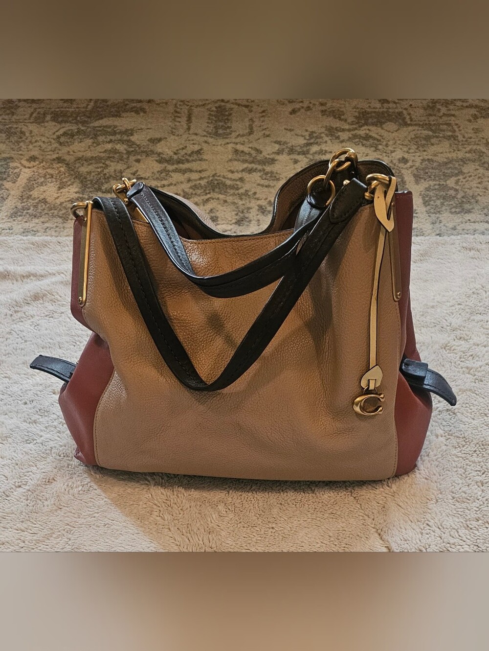 Coach Dalton 31 Colorblock Bag